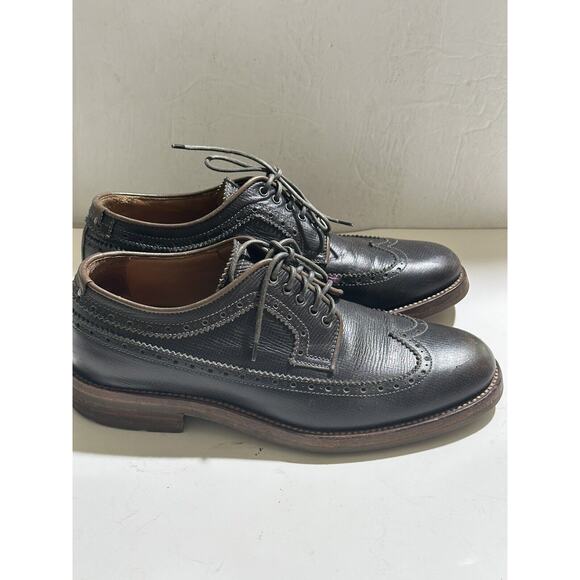 Aquatalia‎ Mens Leather Dress Shoes Black Laced Size 8 Waterproof Made in Italy main image 9